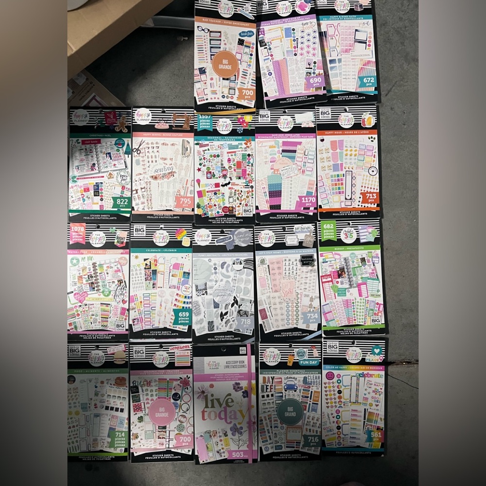18 New Happy Planner Sticker Books